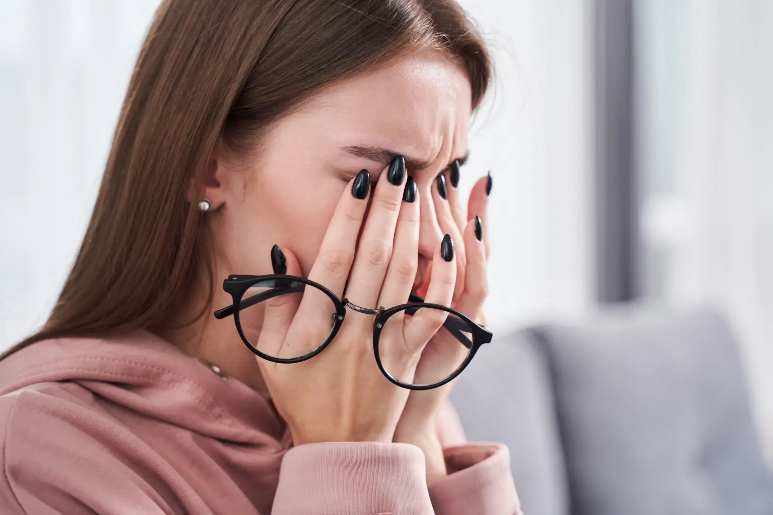 tập cười chữa khô mắt